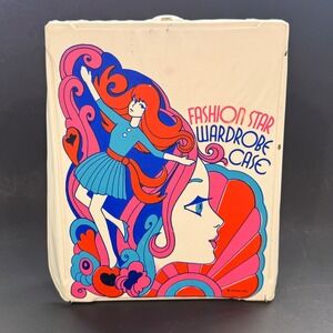 Vintage Topper Dawn Fashion Star Wardrobe Case Miner Ind Psychedelic Mod 1970s *